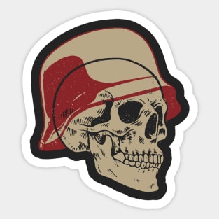 WW2 Germany Soldier Skull Sticker